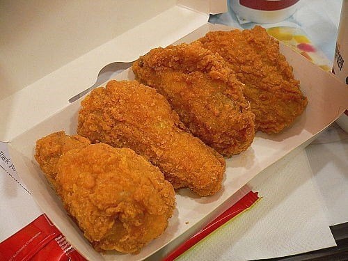 Les aliments McDonald's que les Chinois adorent - Mcwings épicés
