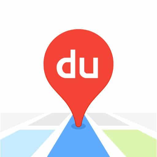 Applications chinoises pour les cartes : Baidu Maps